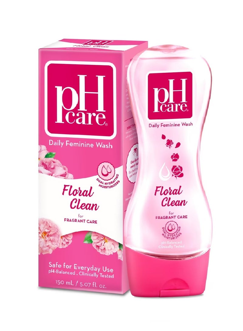 Ph Care Daily Feminine Wash Floral Clean 150 ml - Image 1